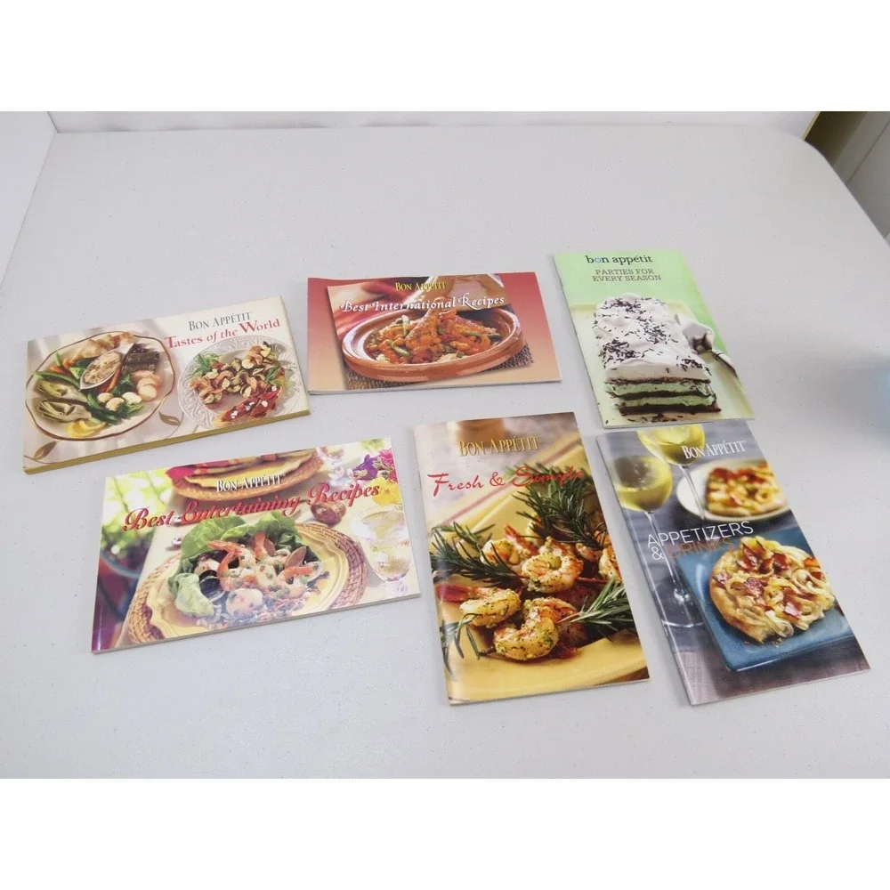Bon Appetit lot cookbooks